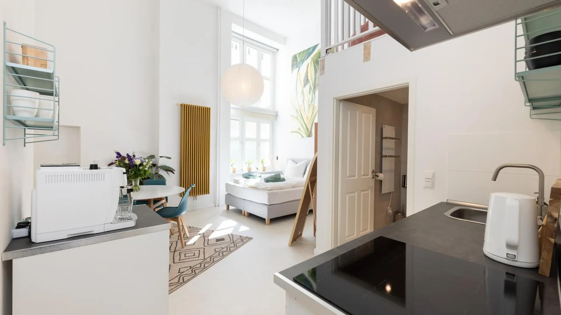 Great 2-Room Loft With 2 Bathrooms And 2 Kitchen Berlin 0*,